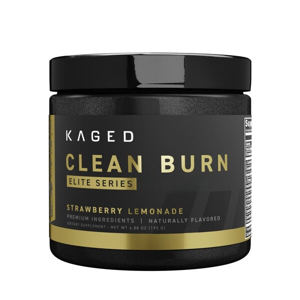 Clean Burn Powder - Elite Series, Strawberry Lemonade - 195 grams - Kaged Muscle