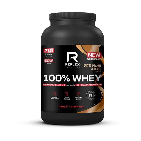 100% Whey, Salted Peanut Caramel - 720 grams - Reflex Nutrition