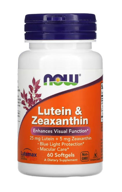 Lutein & Zeaxanthin - 60 softgels - NOW Foods
