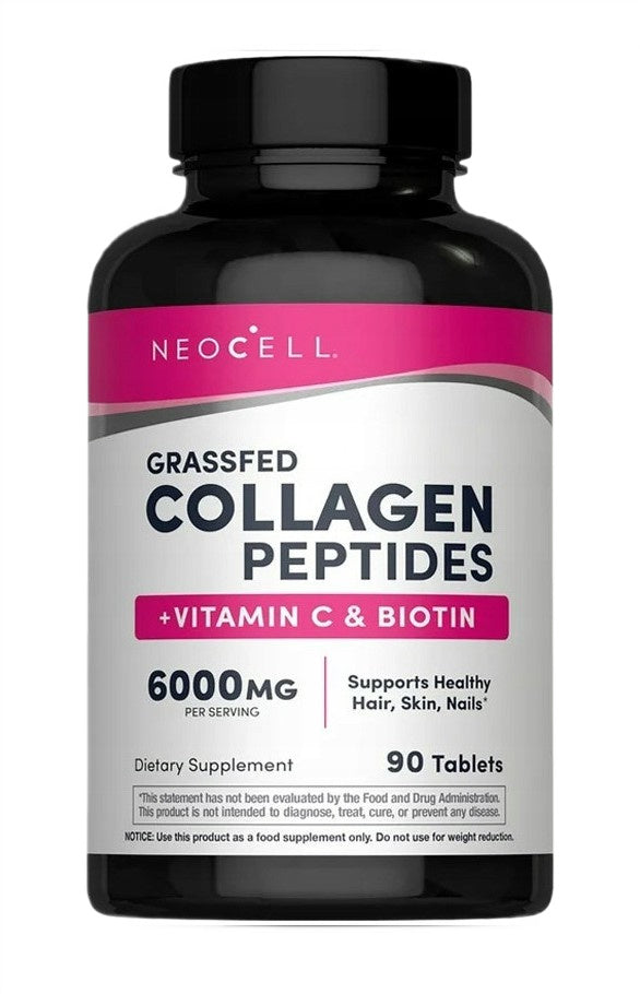 Grassfed Collagen Peptides + Vitamin C & Biotin - 90 tablets - NeoCell