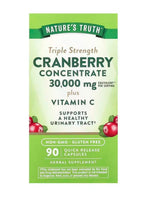 Nature's Truth Tripple Strength Cranberry Concentrate plus Vitamin C - 90 caps - NeoCell