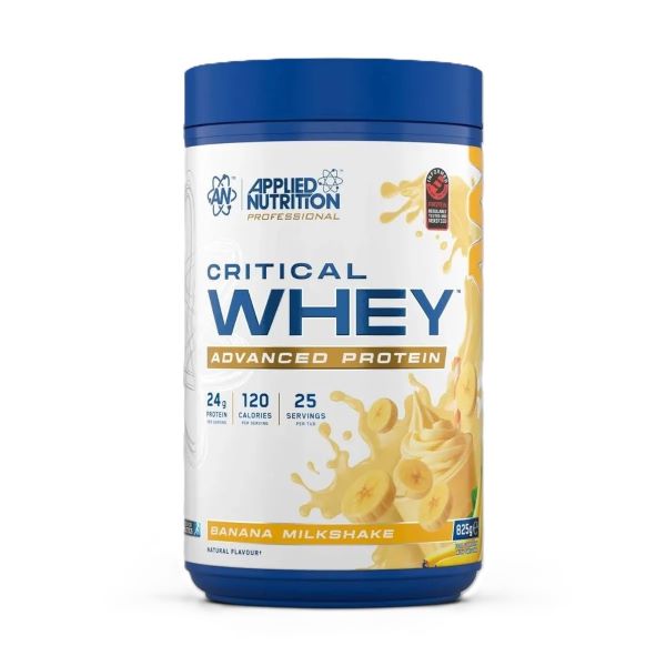 Critical Whey, Banana Milkshake - 825 grams - Applied Nutrition