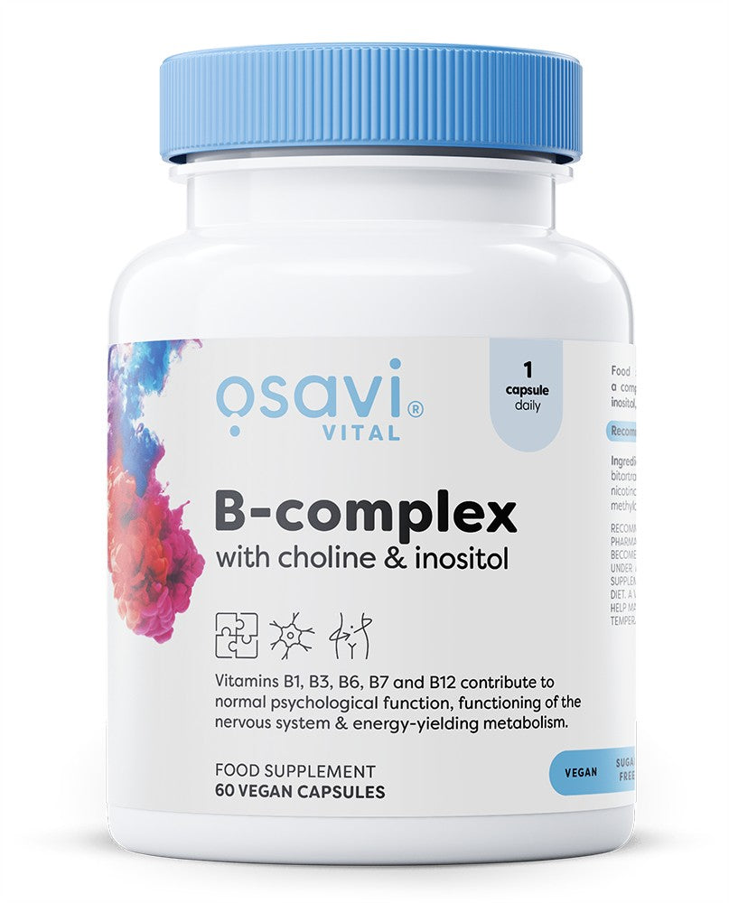 B-Complex with Choline & Inositol - 60 vegan caps - Osavi