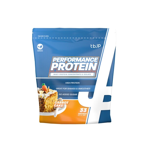 Performance Protein, Carrot Cake - 1000 grams - Trained by JP
