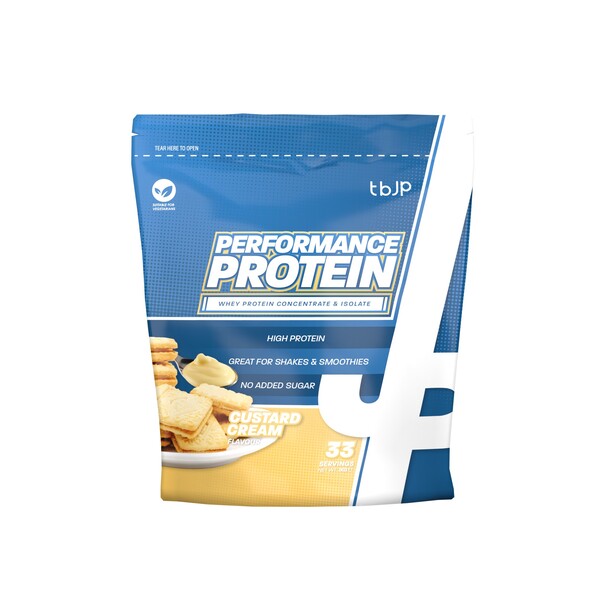 Performance Protein, Custard Cream - 1000 grams - Trained by JP