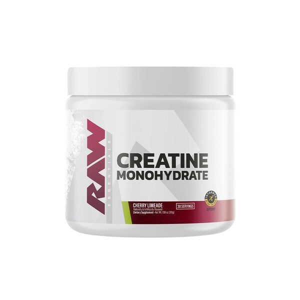 Creatine Monohydrate, Cherry Limeade - 201 grams - Raw Nutrition