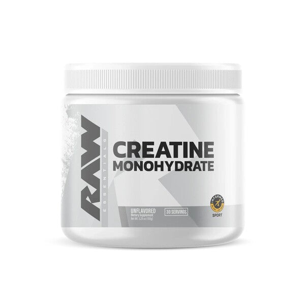 Creatine Monohydrate, Unflavoured - 150 grams - Raw Nutrition