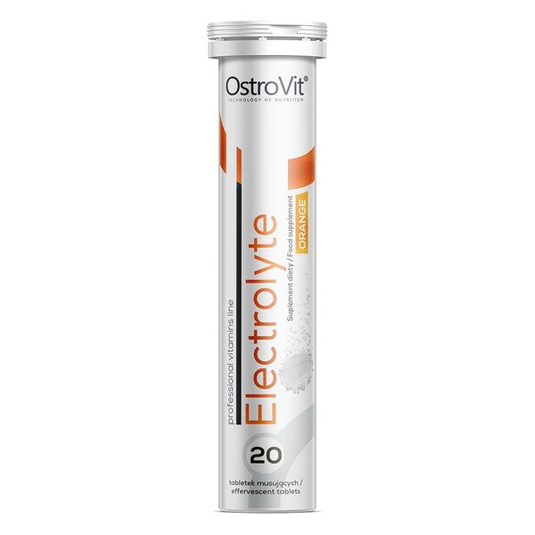 Electrolyte Effervescent Tabs, Orange - 20 tablets - OstroVit