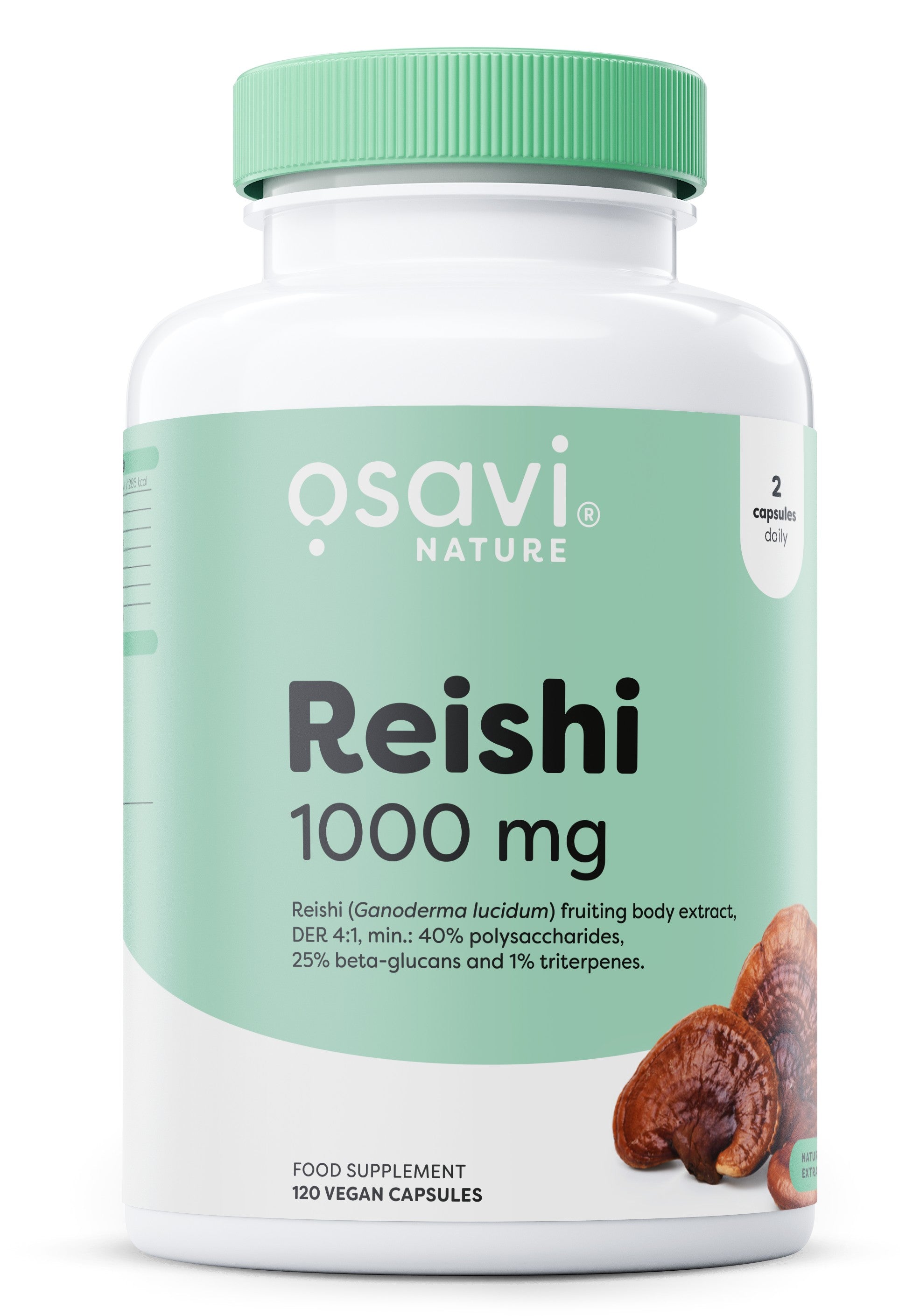 Reishi, 1000 mg - 120 vegan caps - Osavi