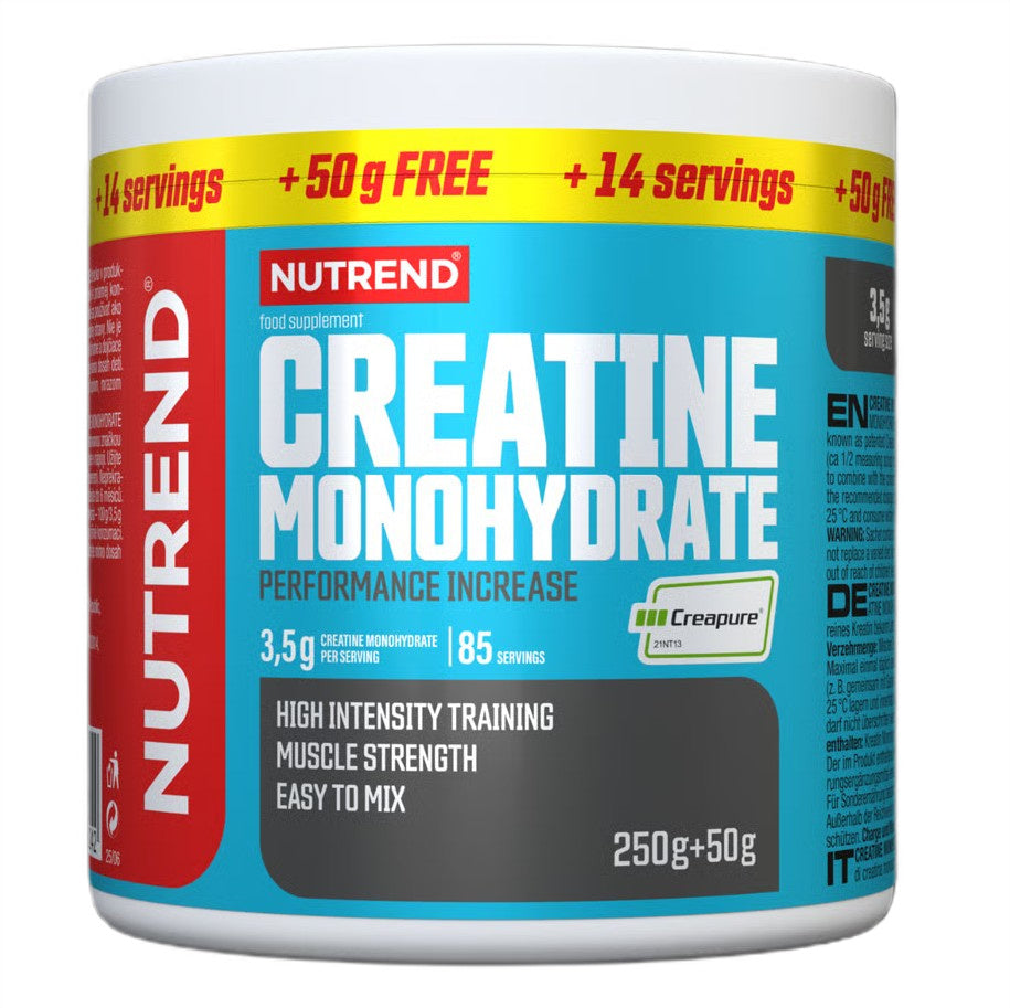 Creatine Monohydrate, Unflavored (EAN 8594017422242) - 300 grams - Nutrend