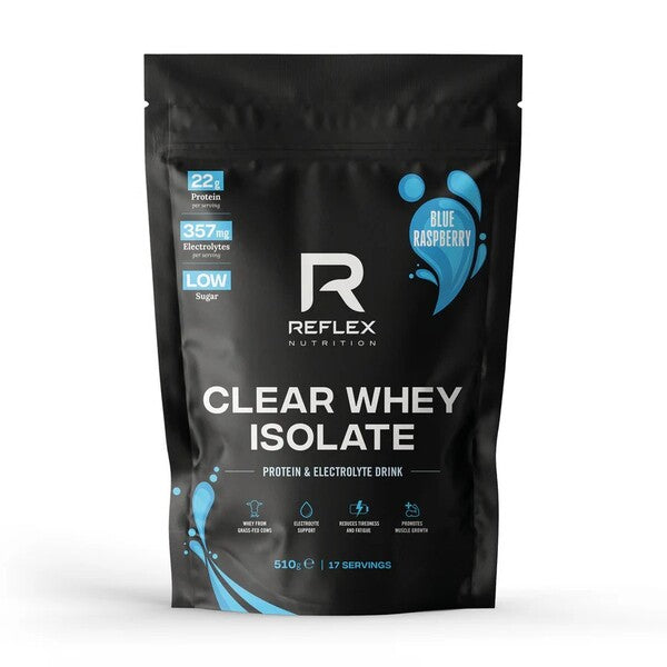 Clear Whey Isolate, Blue Raspberry - 510 grams - Reflex Nutrition