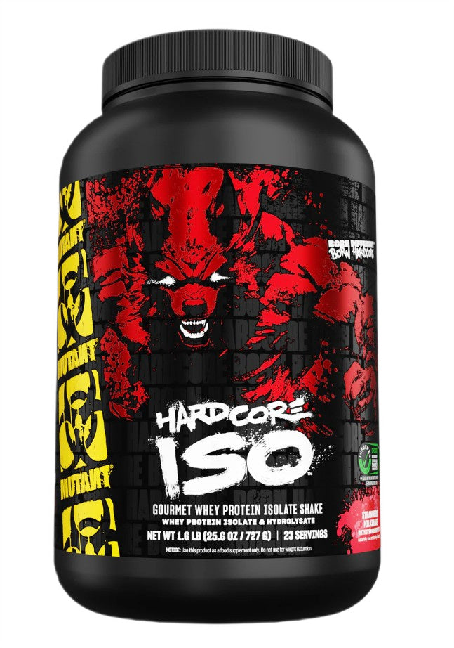 Hardcore Iso, Strawberry Milkshake - 727 grams - Mutant