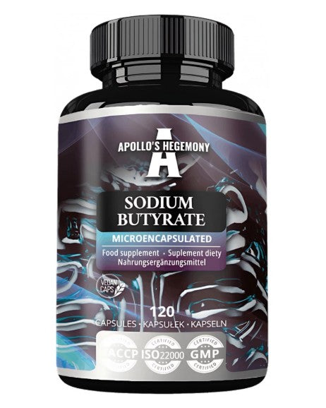 Sodium Butyrate Microencapsulated - 120 caps - Apollo's Hegemony