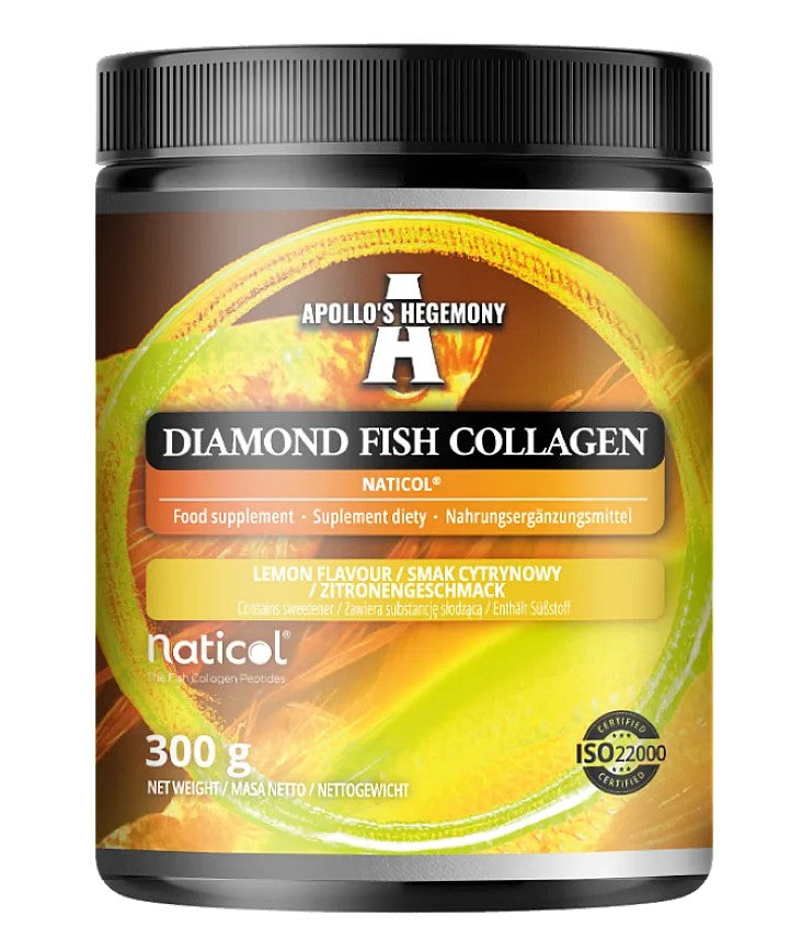 Diamond Fish Collagen, Lemon - 300 grams - Apollo's Hegemony