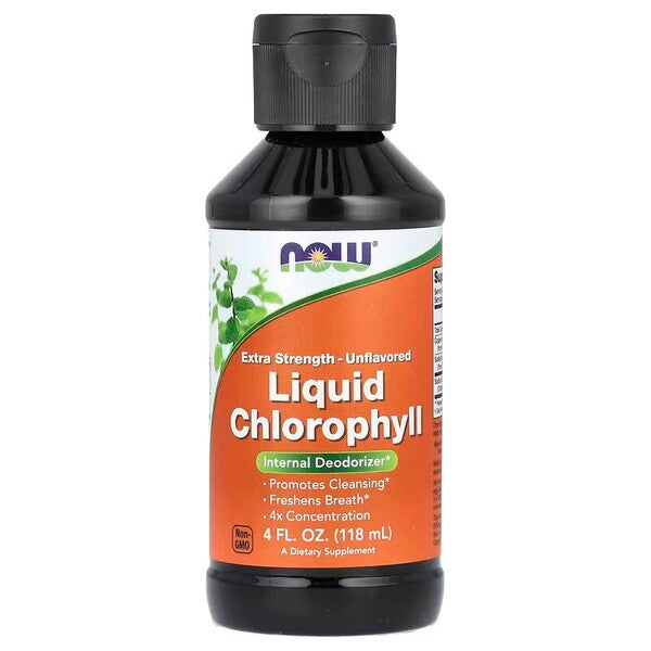 Extra Strength Liquid Chlorophyll, Unflavoured - 118 ml. - NOW Foods