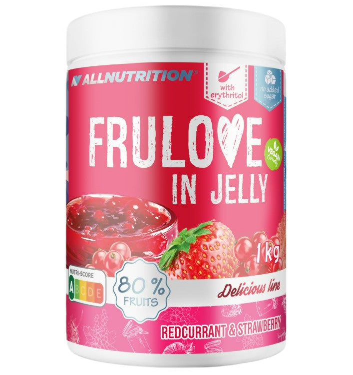 Frulove In Jelly, Redcurrant & Strawberry - 1000 grams - Allnutrition