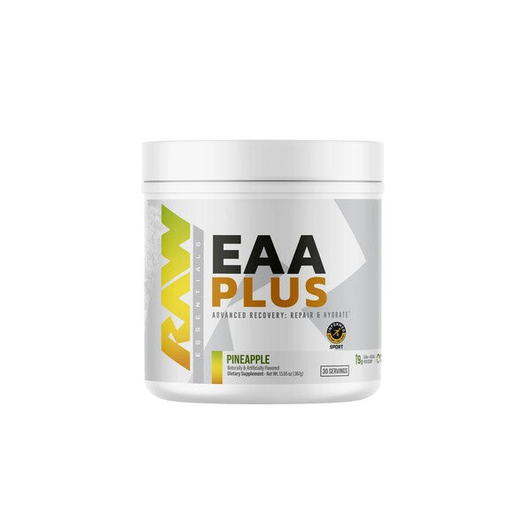 EAA Plus, Pineapple - 387 grams - Raw Nutrition