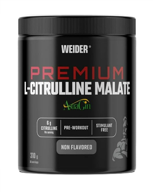 Premium L-Citrulline Malate, Non Flavored - 310 grams - Weider