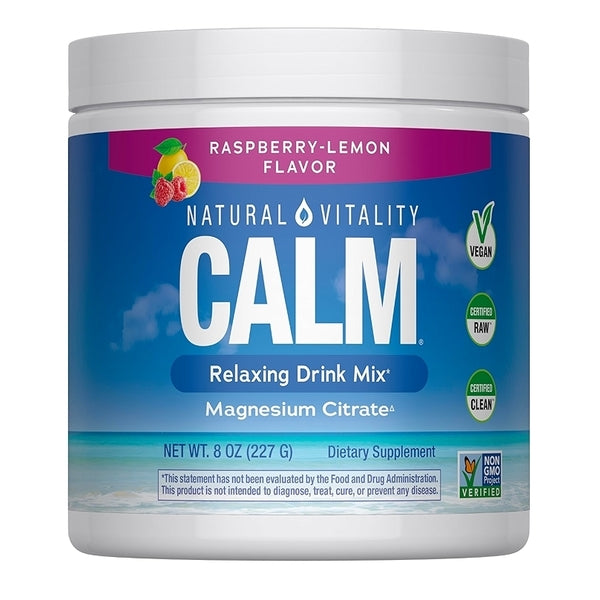 Natural Calm, Raspberry Lemon - 227 grams - Natural Vitality