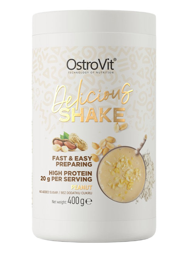 Delicious Shake, Peanut - 400 grams - OstroVit