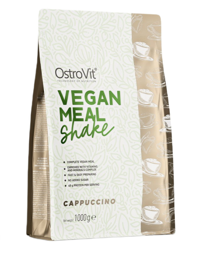Vegan Meal Shake, Cappuccino - 1000 grams - OstroVit