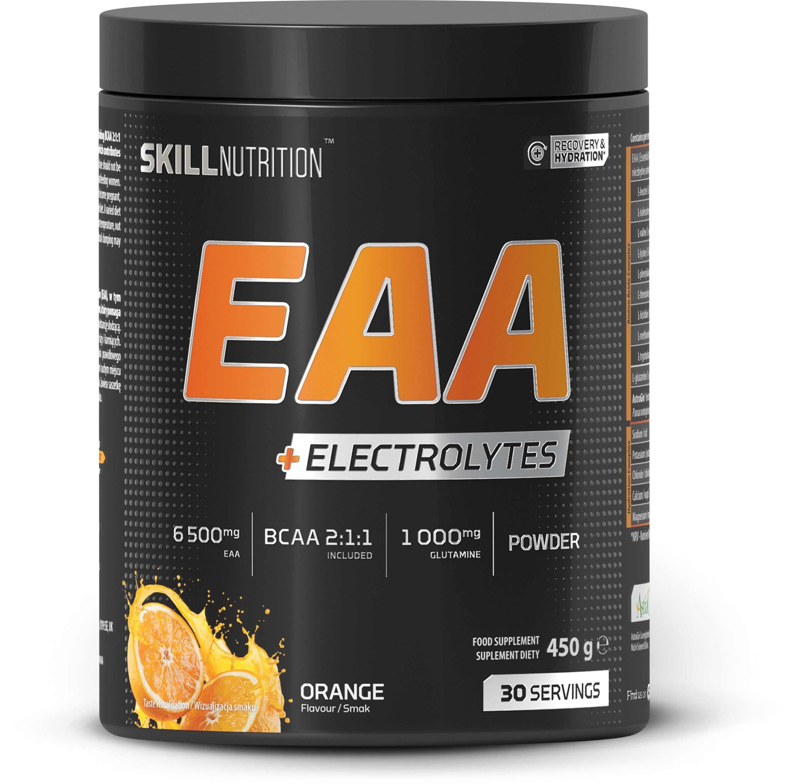 EAA + Electrolytes, Orange - 450 grams - Skill Nutrition