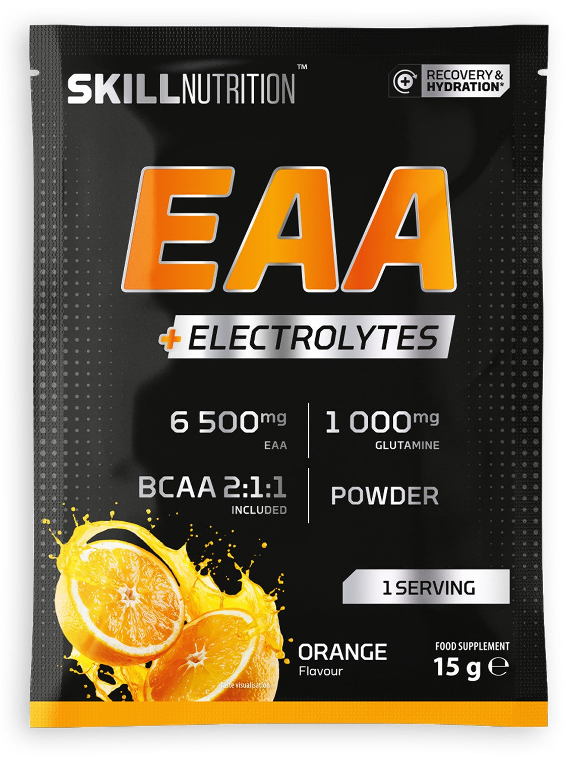 EAA + Electrolytes, Orange - 15 grams (1 serving) - Skill Nutrition