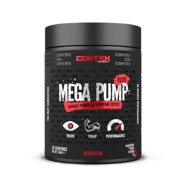 Mega Pump Elite, Raspberry Twist - 390 grams - Conteh Sports