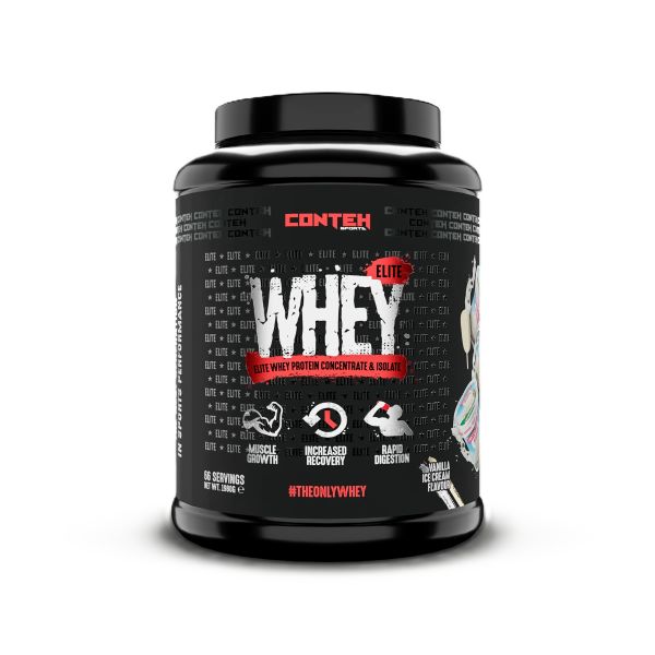 Whey Elite, Vanilla Ice Cream - 1980 grams - Conteh Sports
