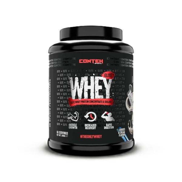 Whey Elite, Cookies & Cream - 1980 grams - Conteh Sports