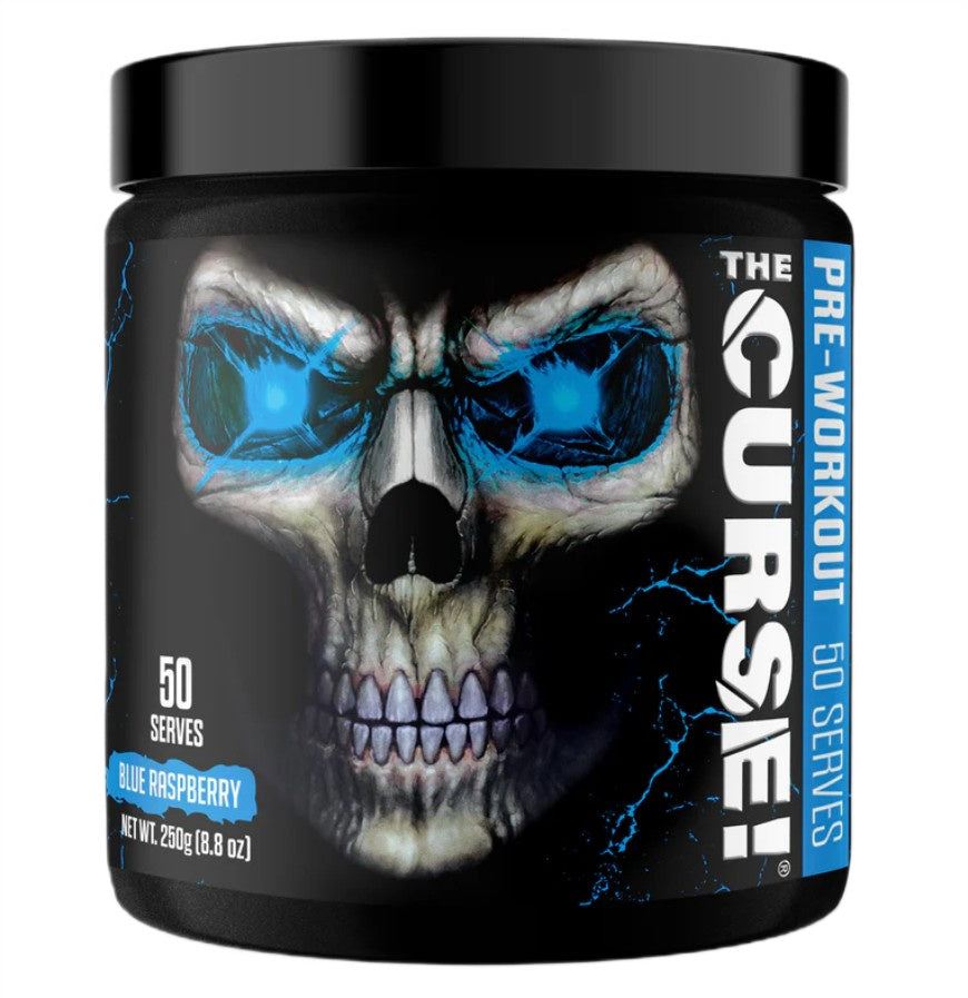 The Curse! Pre-Workout (EU), Blue Raspberry - 250 grams - JNX Sports