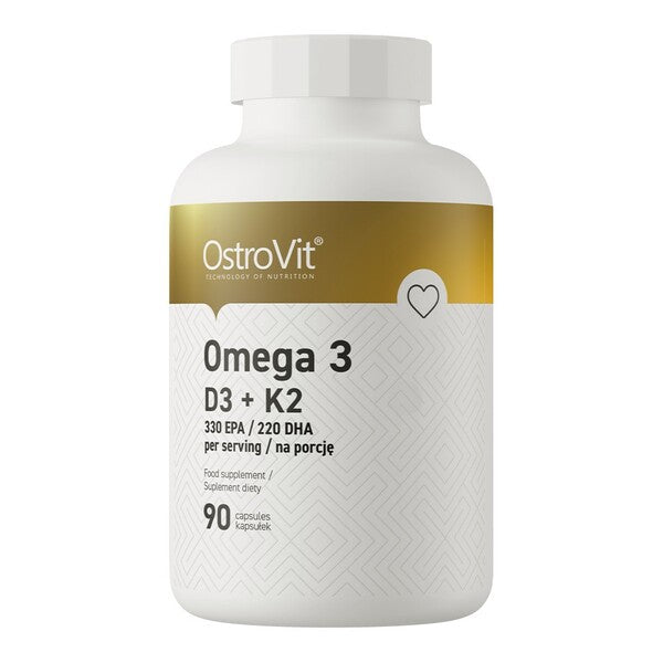 Omega 3 D3 + K2 - 90 caps - OstroVit