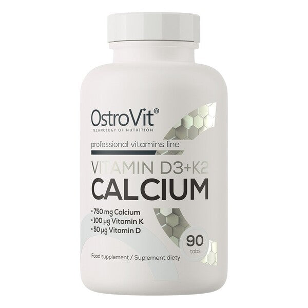 Vitamin D3 + K2 Calcium - 90 tablets - OstroVit