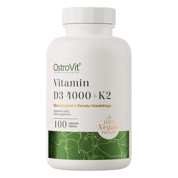Vitamin D3 4000 + K2 Vegan - 100 tablets - OstroVit