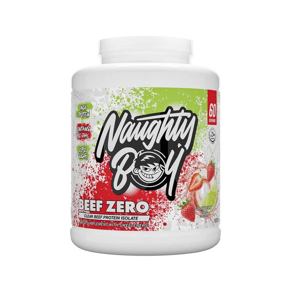 Beef Zero, Strawberry Lime - 1800 grams - Naughty Boy