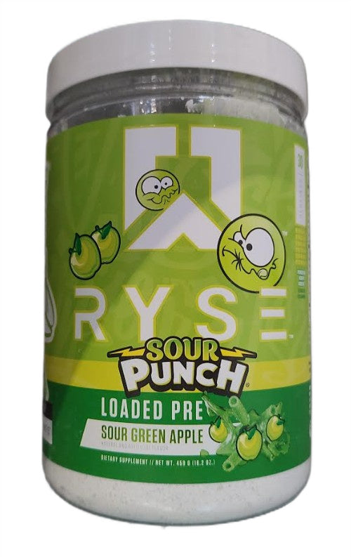 Loaded Pre, Sour Punch Sour Green Apple - 459 grams - RYSE