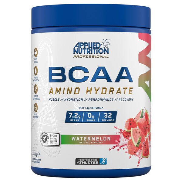 BCAA Amino-Hydrate, Watermelon - 450 grams - Applied Nutrition