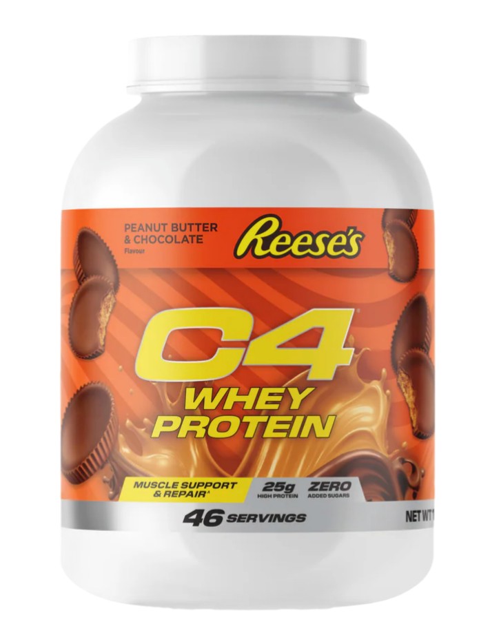 C4 Whey Protein, Peanut Butter & Chocolate Reese's - 1700 grams - Cellucor