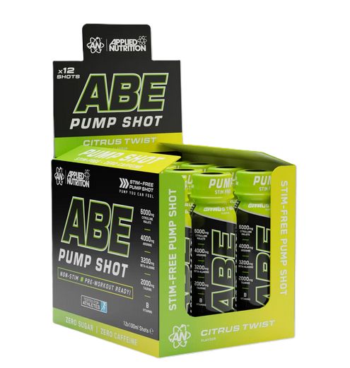 ABE Pump Shot, Citrus Twist - 12 x 100 ml. - Applied Nutrition