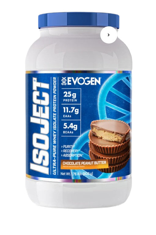 IsoJect, Chocolate Peanut Butter - 800 grams - Evogen