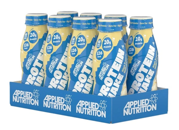 High Protein Shake, Vanilla Ice Cream - 8 x 330 ml. - Applied Nutrition