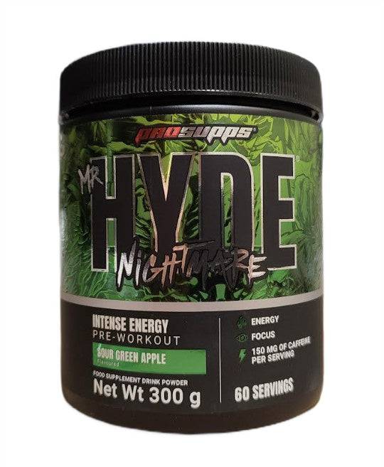 Hyde Nightmare, Sour Green Apple - 300 grams - ProSupps