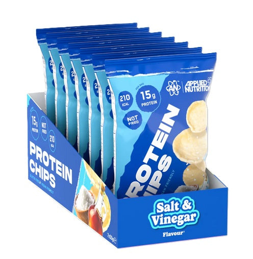 Protein Chips, Salt & Vinegar - 7 x 50g - Applied Nutrition