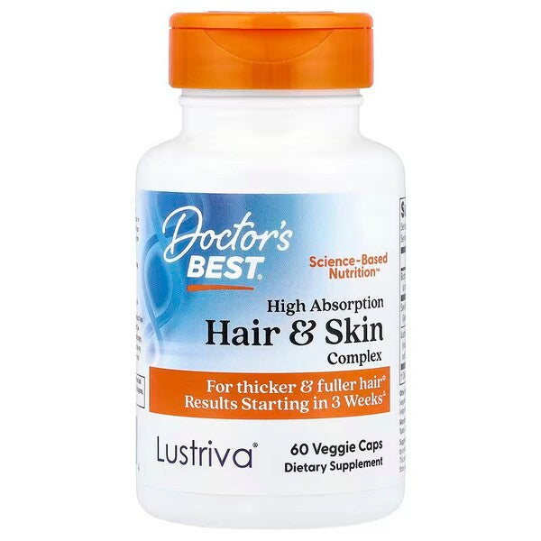 High Absorption Hair & Skin Complex - 60 vaps - Doctor's Best