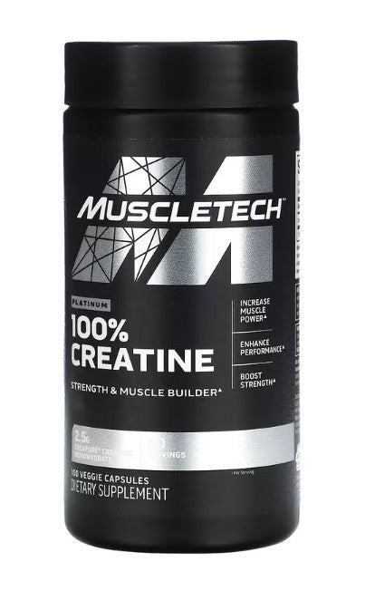 Platinum 100% Creatine - 100 vcaps - MuscleTech