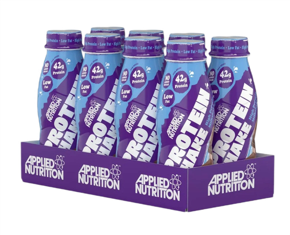 High Protein Shake, Double Chocolate - 8 x 500 ml. - Applied Nutrition