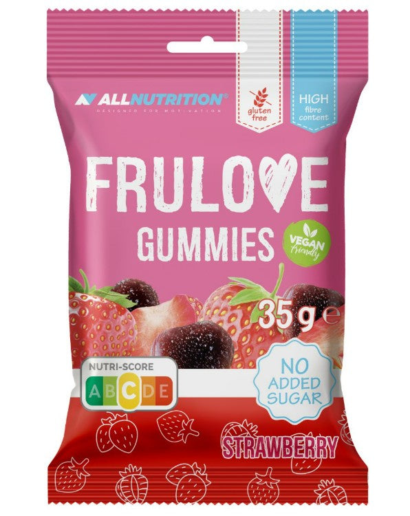 Frulove Gummies, Strawberry - 35 grams - Allnutrition
