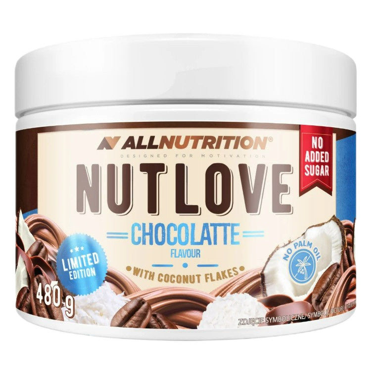 Nutlove, Chocolatte with Coconut Flakes - 480 grams - Allnutrition