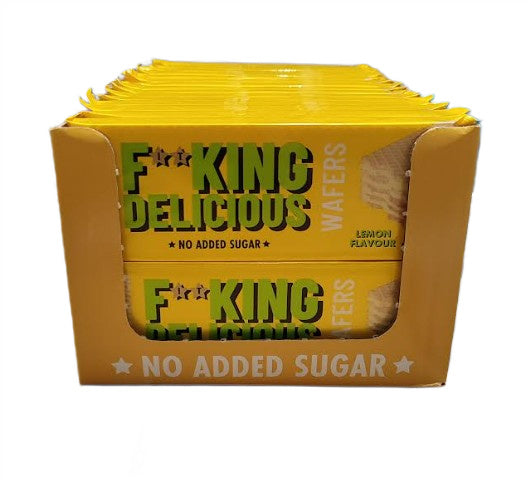 Fitking Delicious Wafers, Lemon - 32 x 80g - Allnutrition
