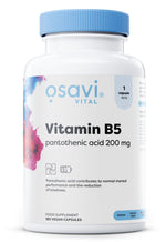 Vitamin B5 Pantothenic Acid, 200mg - 180 vegan caps - Osavi